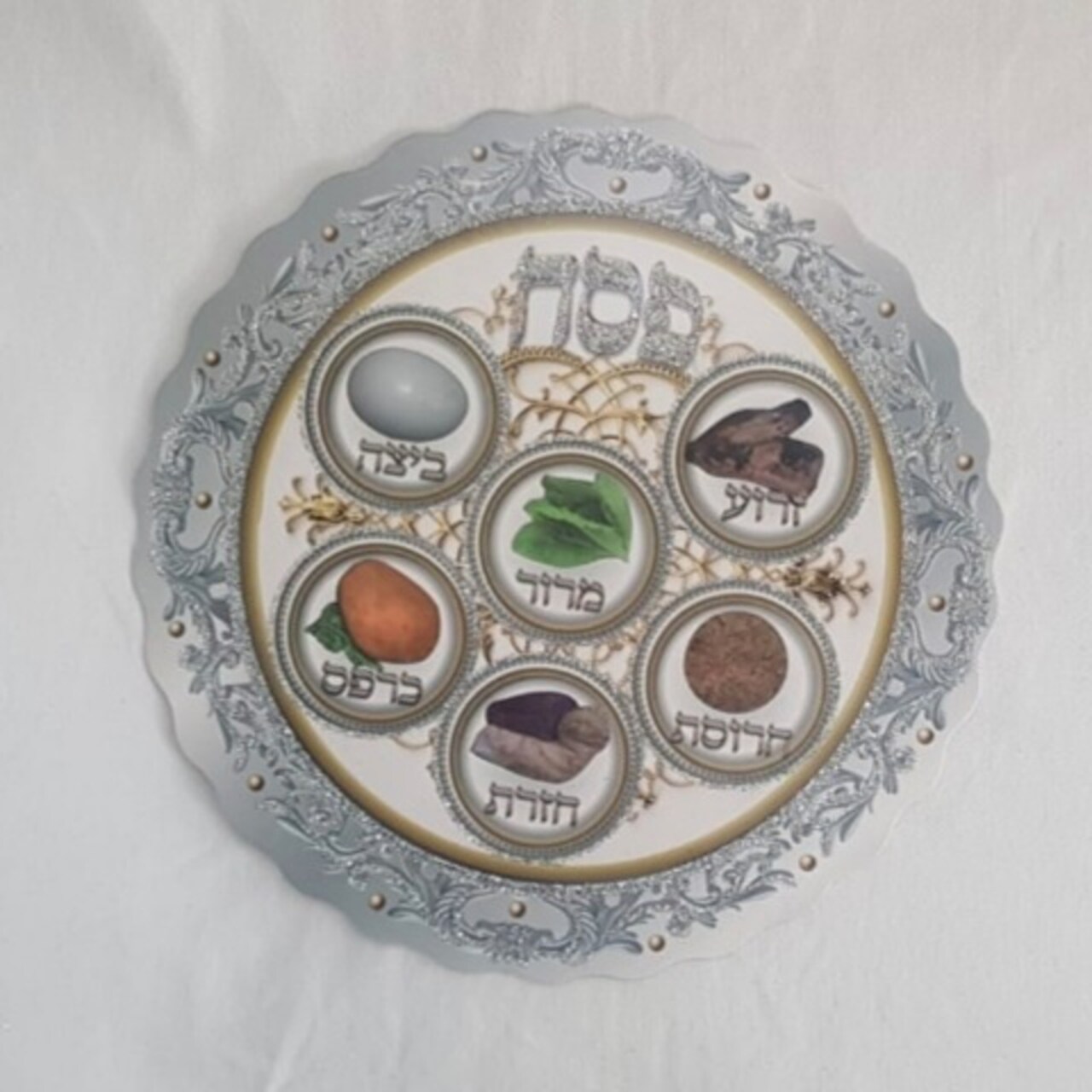 Seder Plate Cutouts, 20/Pack – Passover Craft Supplies for Classrooms & Holiday Decorations